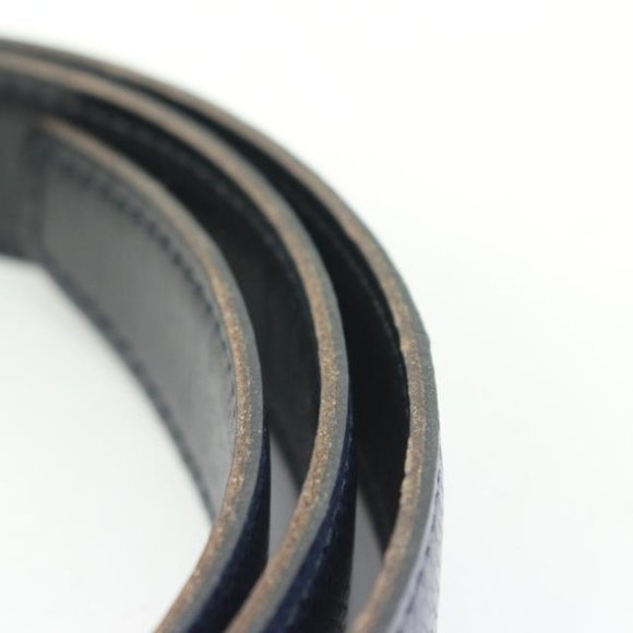 Hermès Navy x Black x Silver 24mm Reversible H Logo Belt Kit  1h425s main image 6